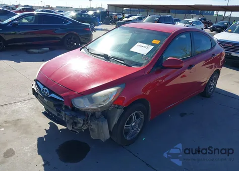 2012 Hyundai Accent Gls from USA, damaged, VIN KMHCT4AE3CU120213